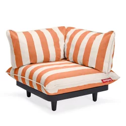 Narożnik ogrodowy modułowy Fatboy paletti corner seat left Pomarańczowo-kremowy