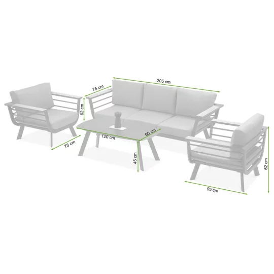 Zestaw ASPEN CAFFE GREY - Zdjęcie 16