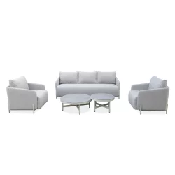 Zestaw AURA CAFFE GREY