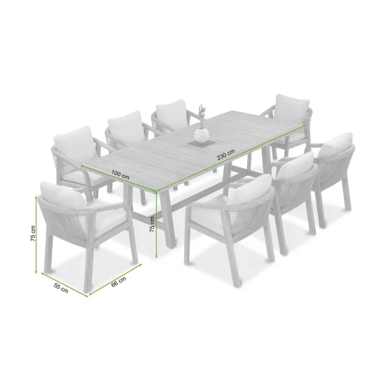 Zestaw MARIGOLD 8+1 DINING - Zdjęcie 10
