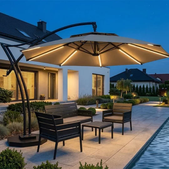 Parasol ogrodowy IBIZA fi 3,5m - Zdjęcie 3