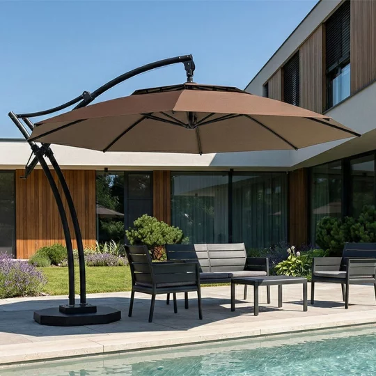 Parasol ogrodowy IBIZA fi 3,5m - Zdjęcie 3