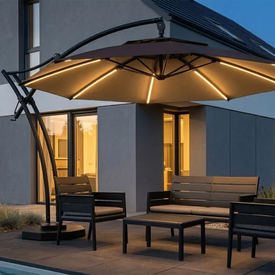 Parasol ogrodowy IBIZA fi 3,5m - Zdjęcie 3
