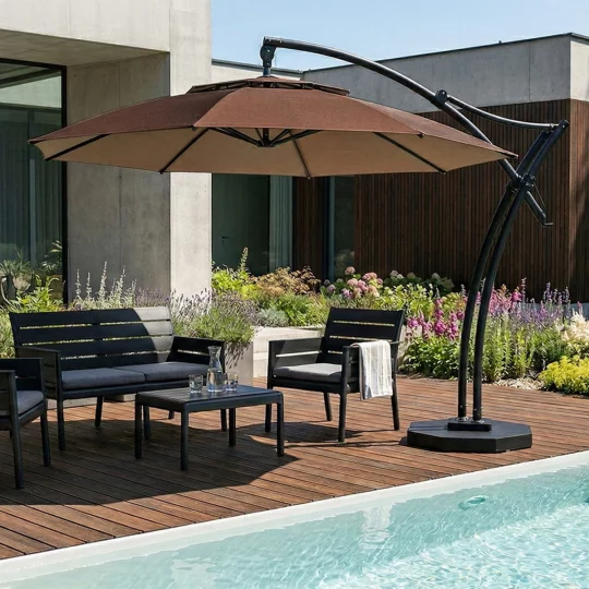 Parasol ogrodowy IBIZA fi 3,5m - Zdjęcie 4
