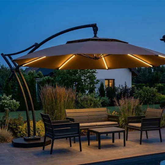 Parasol ogrodowy IBIZA fi 3,5m - Zdjęcie 4