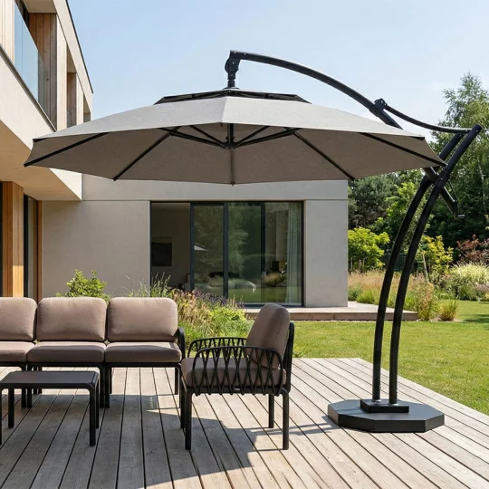 Parasol ogrodowy IBIZA fi 3,5m - Zdjęcie 3