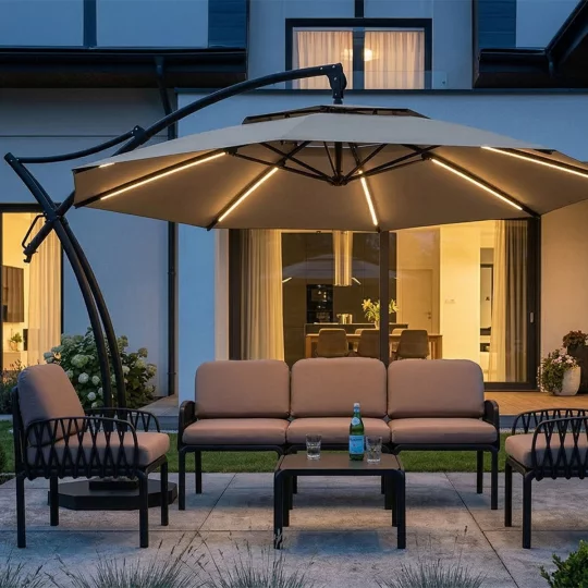 Parasol ogrodowy IBIZA fi 3,5m - Zdjęcie 6