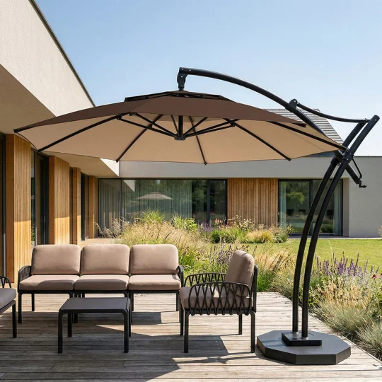 Parasol ogrodowy IBIZA fi 3,5m - Zdjęcie 6