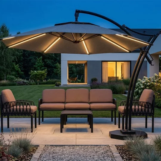 Parasol ogrodowy IBIZA fi 3,5m - Zdjęcie 8