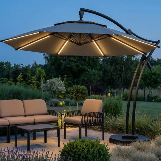 Parasol ogrodowy IBIZA fi 3,5m - Zdjęcie 6
