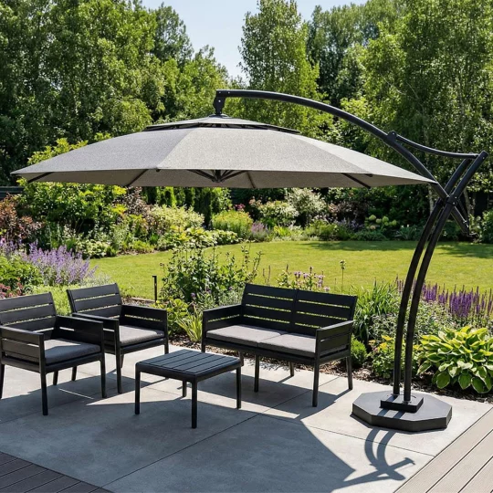 Parasol ogrodowy IBIZA fi 3,5m - Zdjęcie 5