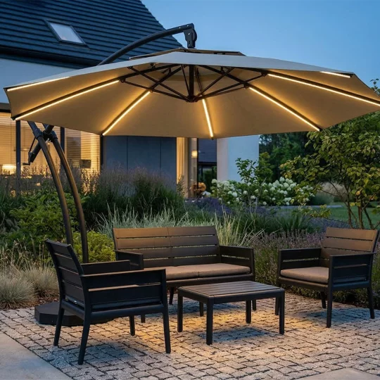 Parasol ogrodowy IBIZA fi 3,5m - Zdjęcie 7