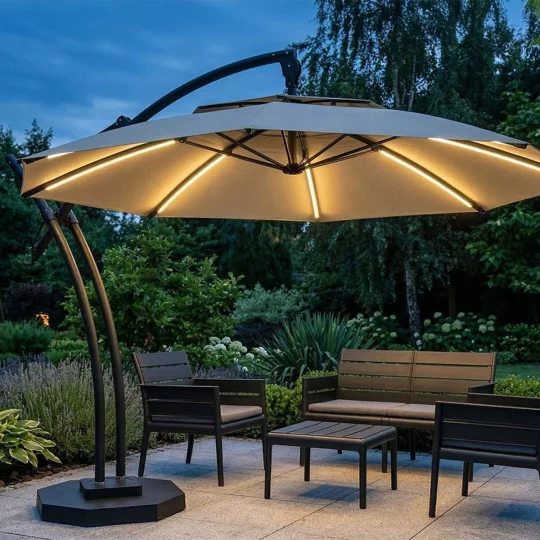 Parasol ogrodowy IBIZA fi 3,5m - Zdjęcie 8