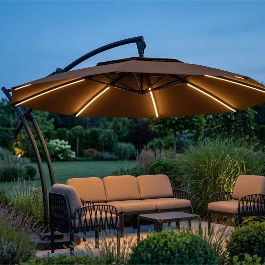 Parasol ogrodowy IBIZA fi 3,5m - Zdjęcie 6