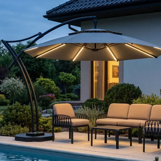 Parasol ogrodowy IBIZA fi 3,5m - Zdjęcie 7