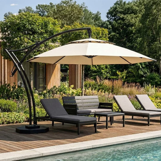 Parasol ogrodowy IBIZA fi 3,5m - Zdjęcie 5