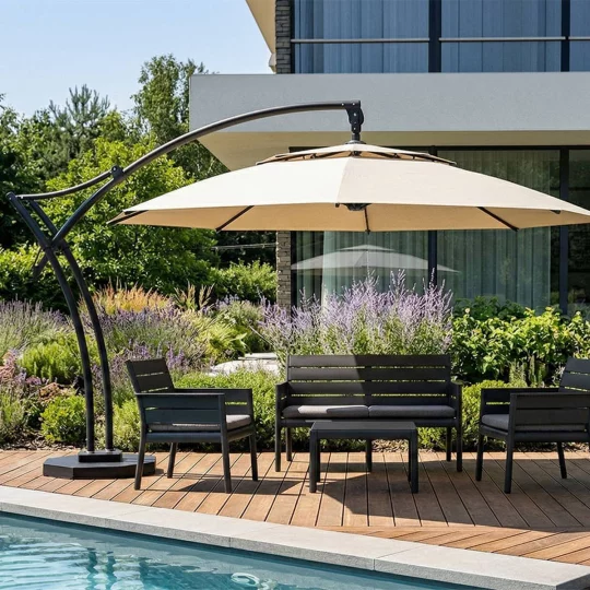 Parasol ogrodowy IBIZA fi 3,5m - Zdjęcie 6