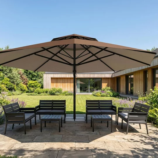 Parasol ogrodowy VESUVIO fi 5,5m - Zdjęcie 5