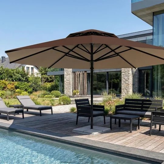Parasol ogrodowy VESUVIO fi 5,5m - Zdjęcie 7