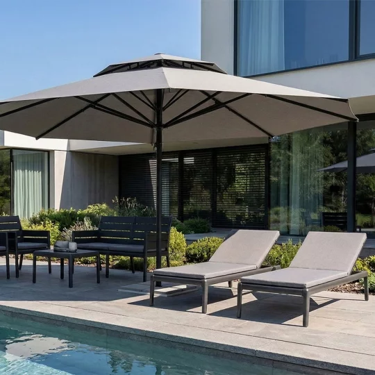 Parasol ogrodowy VESUVIO fi 5,5m - Zdjęcie 3