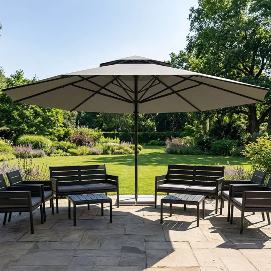 Parasol ogrodowy VESUVIO fi 5,5m - Zdjęcie 6
