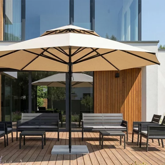 Parasol ogrodowy VESUVIO fi 5,5m - Zdjęcie 4