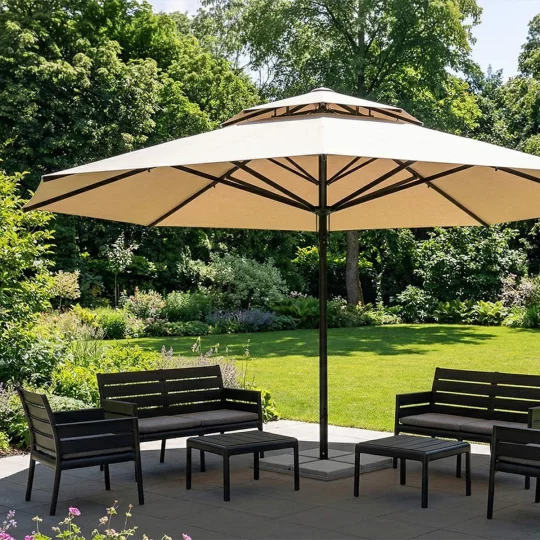 Parasol ogrodowy VESUVIO fi 5,5m - Zdjęcie 5