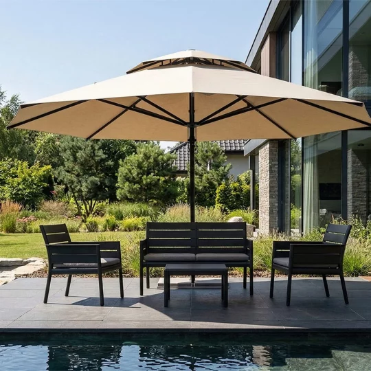 Parasol ogrodowy VESUVIO fi 5,5m - Zdjęcie 8