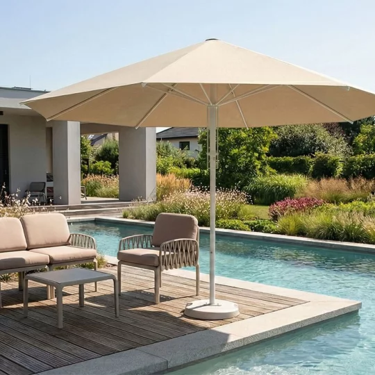 Parasol ogrodowy RODOS fi 4m - Zdjęcie 8