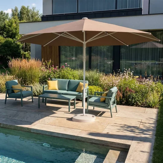Parasol ogrodowy RODOS fi 4m - Zdjęcie 5