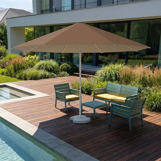 Parasol ogrodowy RODOS fi 4m - Zdjęcie 6