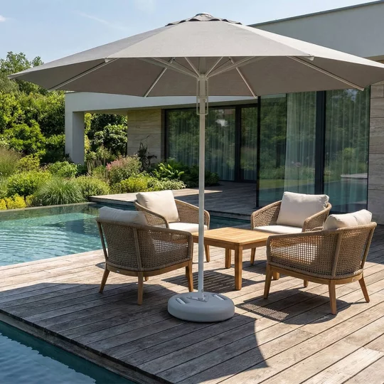 Parasol ogrodowy RODOS fi 3,5m - Zdjęcie 4