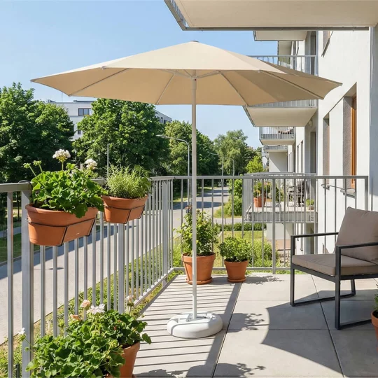 Parasol ogrodowy RODOS fi 3,5m - Zdjęcie 6