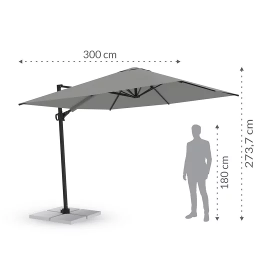 Parasol ogrodowy RIO 3m - Zdjęcie 2