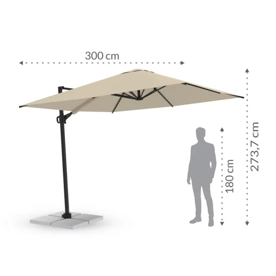 Parasol ogrodowy RIO 3m - Zdjęcie 2
