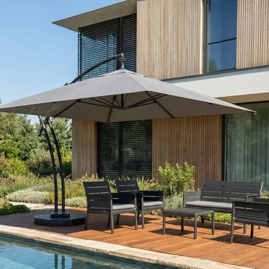 Parasol ogrodowy IBIZA QUATTRO 3,5m - Zdjęcie 4