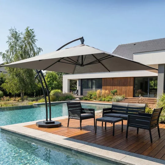 Parasol ogrodowy IBIZA QUATTRO 3,5m - Zdjęcie 5