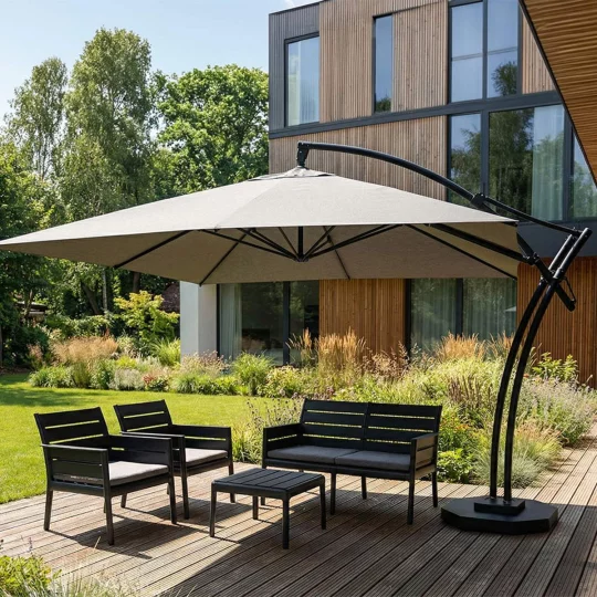 Parasol ogrodowy IBIZA QUATTRO 3,5m - Zdjęcie 6