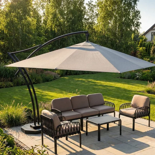 Parasol ogrodowy IBIZA QUATTRO 3,5m - Zdjęcie 8
