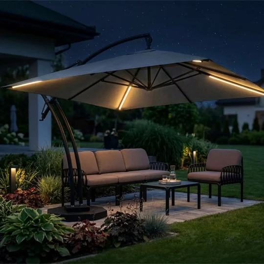 Parasol ogrodowy IBIZA QUATTRO 3,5m - Zdjęcie 5
