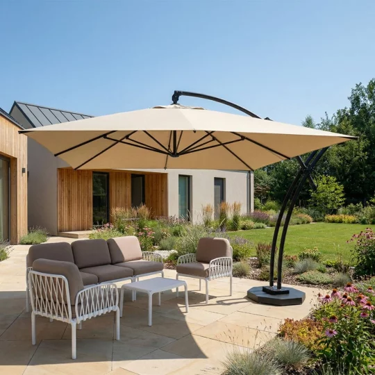 Parasol ogrodowy IBIZA QUATTRO 3,5m - Zdjęcie 3