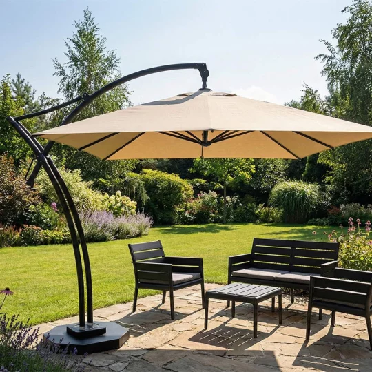 Parasol ogrodowy IBIZA QUATTRO 3,5m - Zdjęcie 6