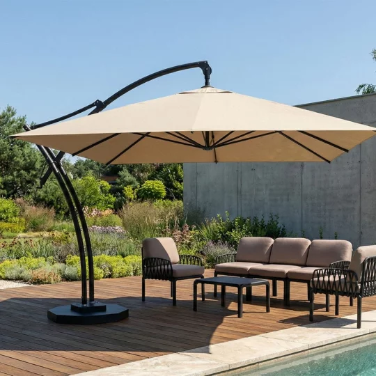 Parasol ogrodowy IBIZA QUATTRO 3,5m - Zdjęcie 7