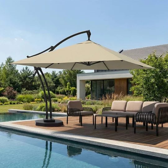 Parasol ogrodowy IBIZA QUATTRO 3,5m - Zdjęcie 8