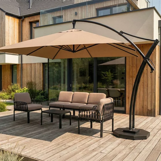 Parasol ogrodowy IBIZA QUATTRO 3,5m - Zdjęcie 3