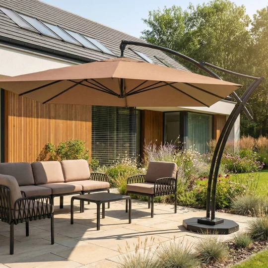 Parasol ogrodowy IBIZA QUATTRO 3,5m - Zdjęcie 4