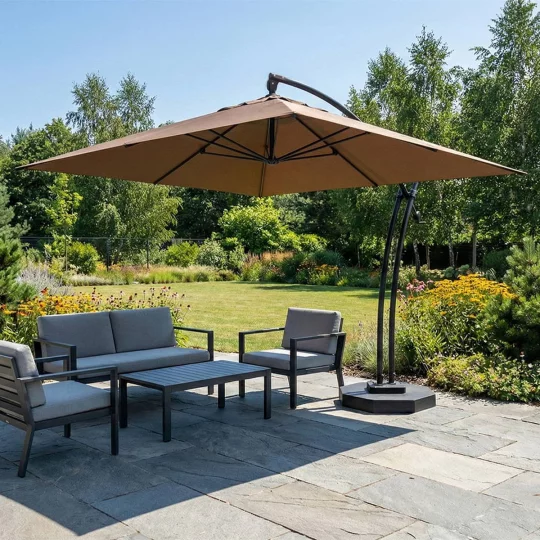 Parasol ogrodowy IBIZA QUATTRO 3,5m - Zdjęcie 5
