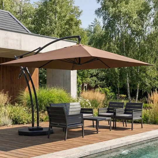 Parasol ogrodowy IBIZA QUATTRO 3,5m - Zdjęcie 7