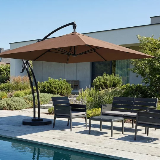 Parasol ogrodowy IBIZA QUATTRO 3,5m - Zdjęcie 8