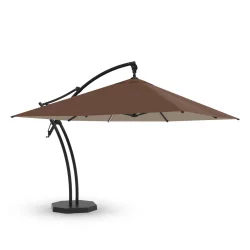 Parasol ogrodowy IBIZA QUATTRO 3,5m Brązowy